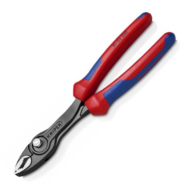 Клещи TwinGrip клещи с фронтальным и боковым захватами зев 4-22 мм, длина 200 мм, 2-комп ручки