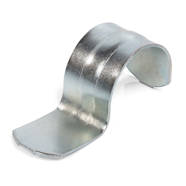 Скоба металлическая Fortisflex без отверстия СМО 19-20 монтажный пистолет однолапковая [упак 100шт]