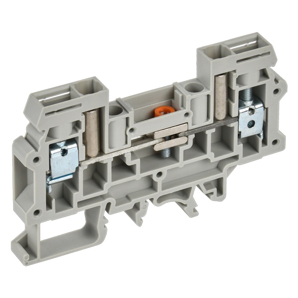 Колодка клеммная ИЭК CTS-DT 6мм2 измерительная серая