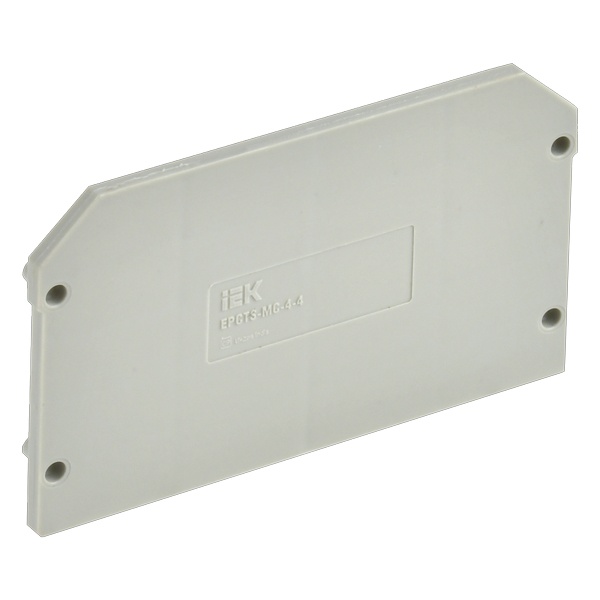 Заглушка ИЭК для CTS-MC 4мм2 4 вывода серая