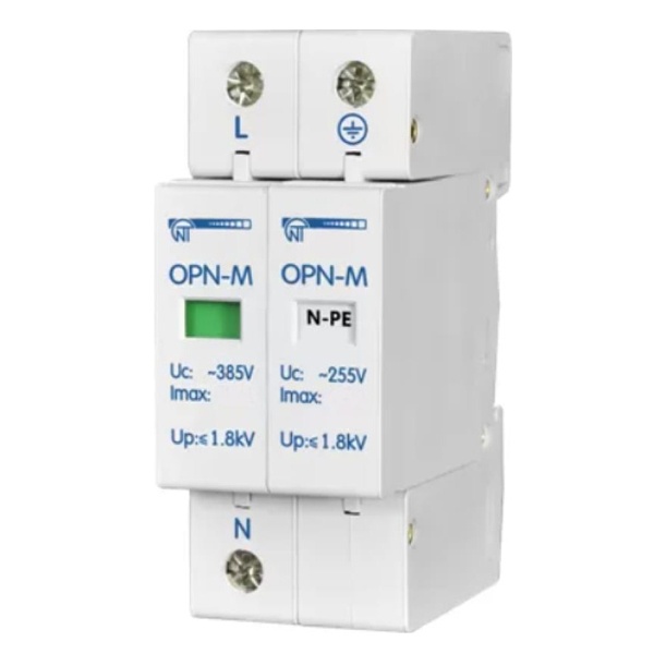Ограничитель перенапряжения Новатек ОПН-М 1П+Н 220В In 20kA Imax 40kA C (класс II)