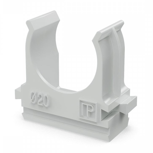 Крепеж-клипса Промрукав для труб АБС-пластик 20 мм [150шт]