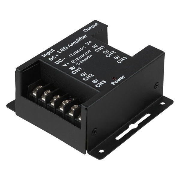 Усилитель для светодиодных лент и модулей TDM RGB 288W 12V 24A IP20, 3 канала