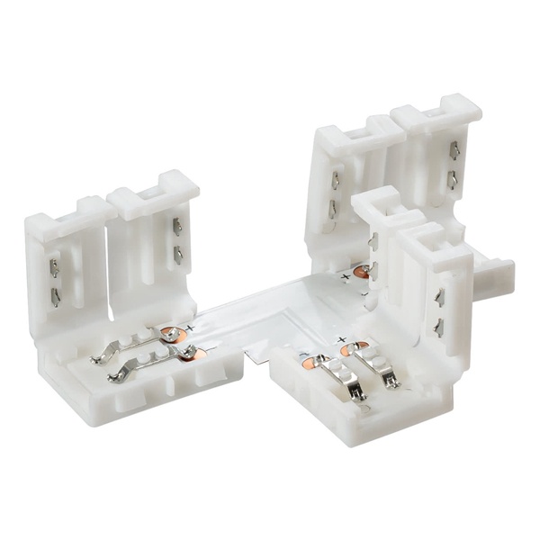 Коннектор TDM для жесткого T-соединения двух светодиодных лент шириной 8 мм (упаковка 2шт)