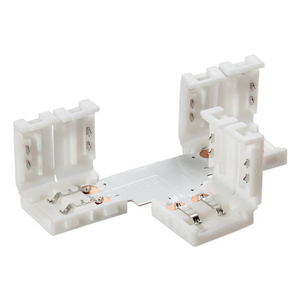 Коннектор TDM для жесткого T-соединения двух светодиодных лент шириной 10 мм (упаковка 2шт)