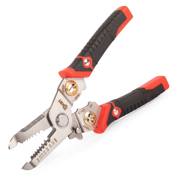 Инструмент КВТ для снятия изоляции WSS-02 Профи для проводов сечением от 0.5 до 6.0 мм2