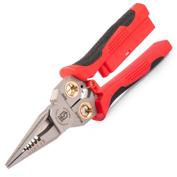 Мультитул-длинногубцы КВТ MT-03т Профи для проводов сечением от 0.5 до 4 мм2 резка и снятие изоляции