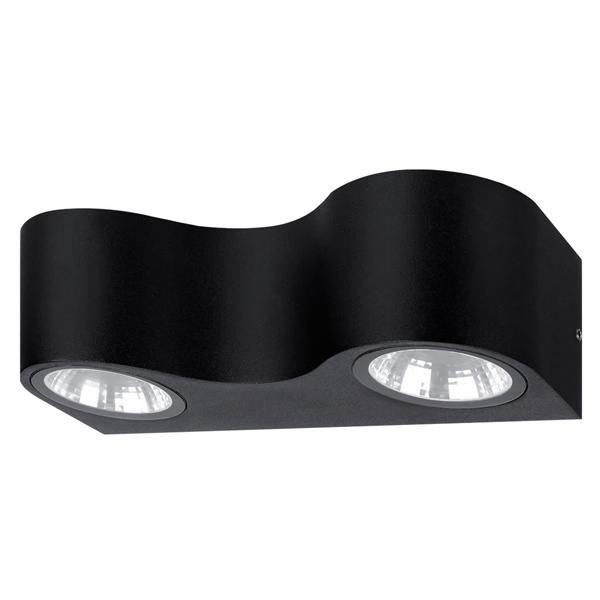 Светильник светодиодный уличный настенный TDM Дуэт 4x3W 3000K L200mm алюминий/черный вверх/вниз IP65