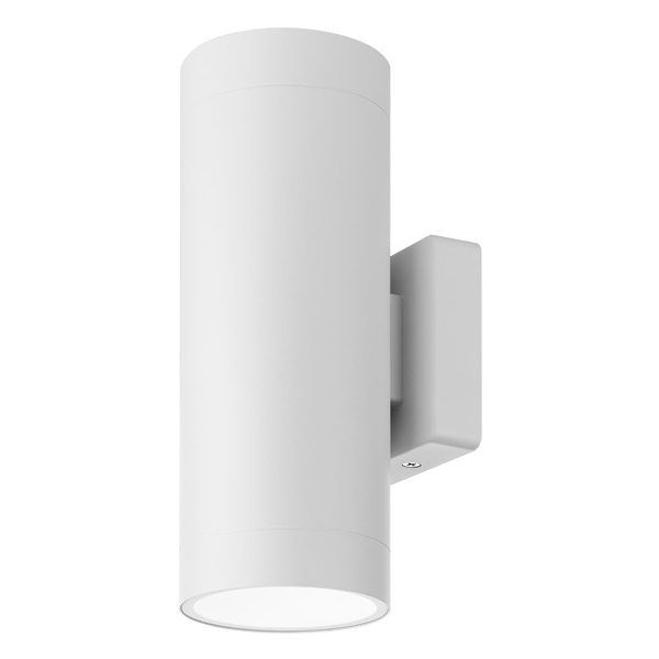 Светильник светодиодный уличный настенный TDM Тубо 2x6W 4000K H252mm алюминий/белый вверх/вниз IP65