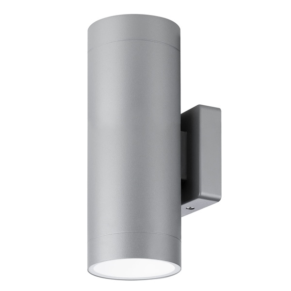 Светильник светодиодный уличный настенный TDM Тубо 2X6W 4000K H252mm алюминий/серый вверх/вниз IP65