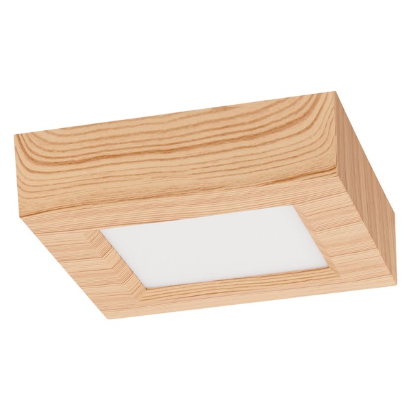 Светильник светодиодный TDM накладной квадрат Даунлайт СПО 6 Вт 4200K (сосна) 120х120х32мм