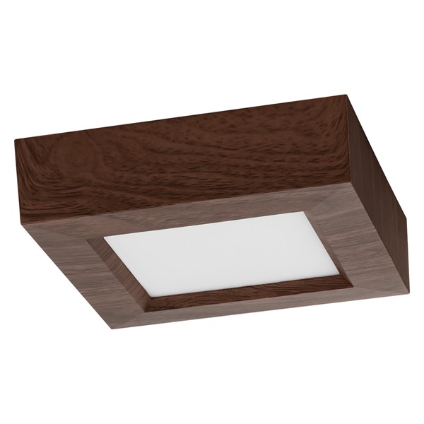 Светильник светодиодный TDM накладной квадрат Даунлайт СПО 6 Вт 4200K (венге) 120х120х32мм