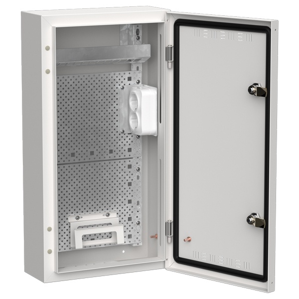 Щит мультимедийный накладной ИЭК TITAN 5 ЩРн-36 (1х36) 585х310х140мм IP30 белый