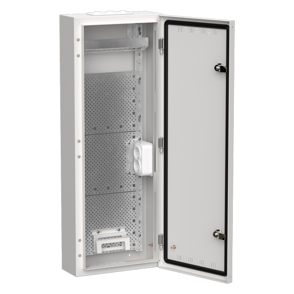 Щит мультимедийный накладной ИЭК TITAN 5 ЩРн-60 (1х60) 835х310х140мм IP30 белый