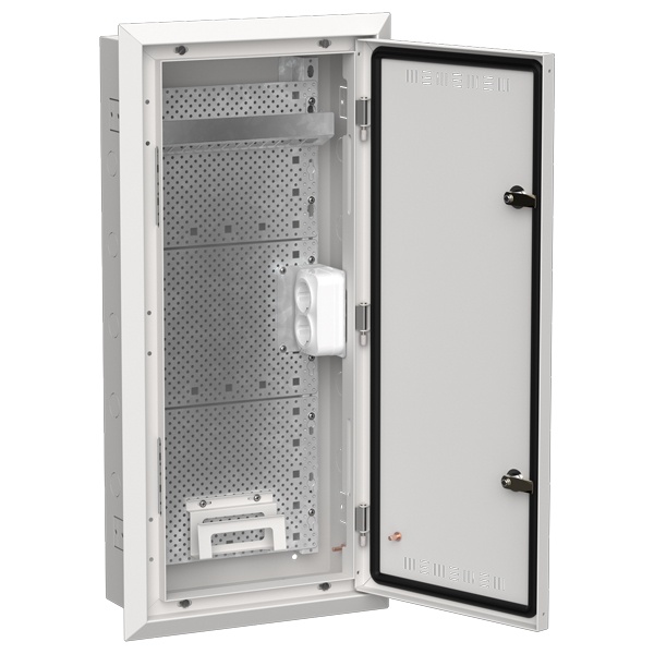 Щит мультимедийный скрытого монтажа ИЭК TITAN 5 ЩРв-48 (1х48) 755х365х130мм IP30 белый