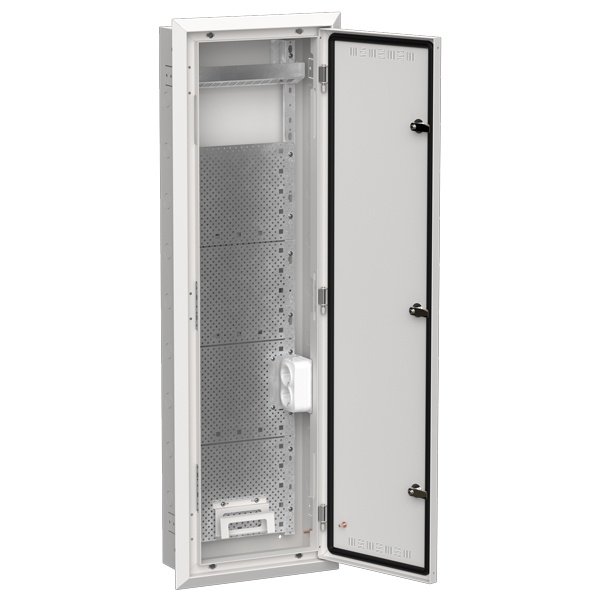 Щит мультимедийный скрытого монтажа ИЭК TITAN 5 ЩРв-84 (1х84) 1130х365х130мм IP30 белый