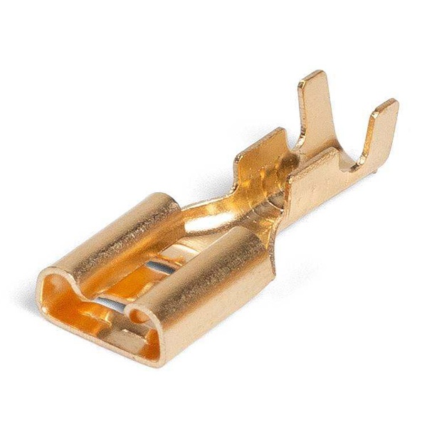 Разъем плоский КВТ неизолированный (мама) РП-М 1.5-(4.8) 0,75-1,5 мм2