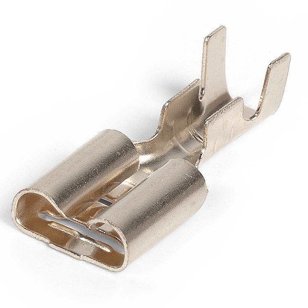 Разъем плоский КВТ неизолированный (мама) РП-М(л) 2,5-(6,3) 0,75-2,5 мм2