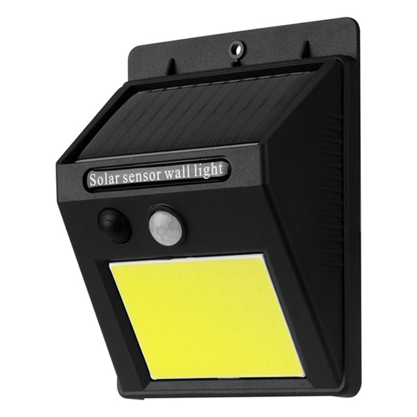 Светильник фасадный TDM Феникс 1 на солнечной батарее 1W IP65 с датчиком движения, черный, пластик