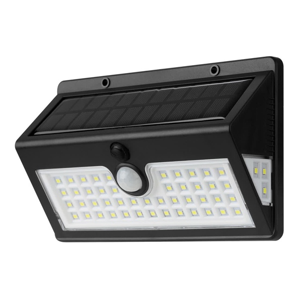 Светильник фасадный TDM Феникс 2 на солнечной батарее 2W IP65 с датчиком движения, черный, пластик