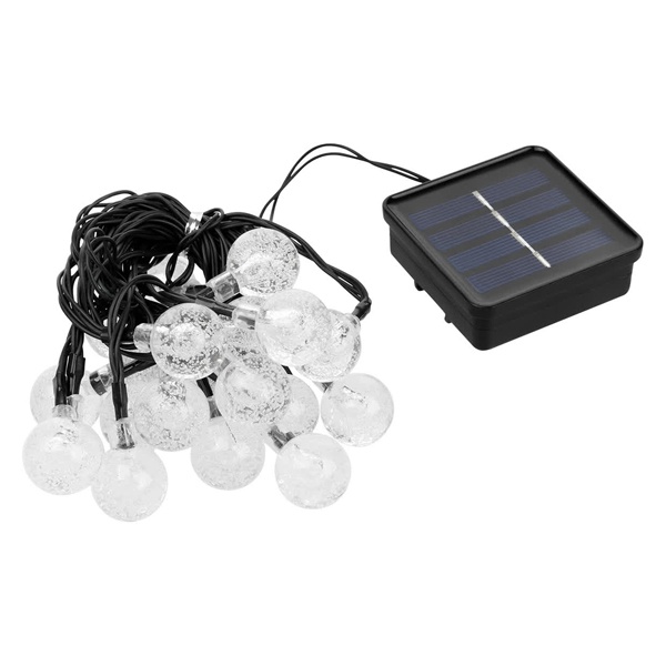 Гирлянда TDM на солнечной батарее ССГ-154 Шарики 2.7 м, 20 LED многоцветный IP54