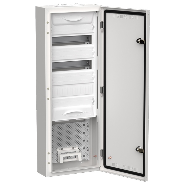 Щит мультимедийный комбинированный накладной ИЭК TITAN 5 ЩРн-36 (1х60) 835х310х140мм IP30 белый