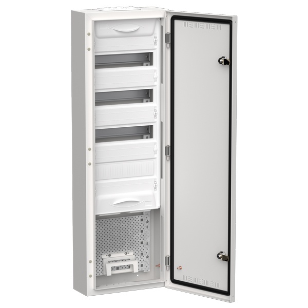 Щит мультимедийный комбинированный накладной ИЭК TITAN 5 ЩРн-48 (1х72) 960х310х140мм IP30 белый