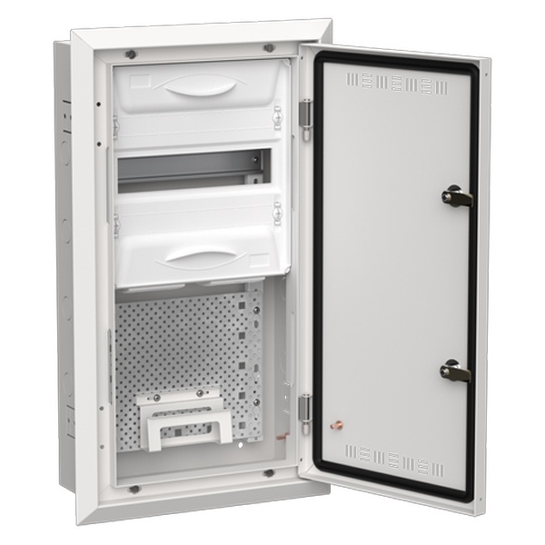 Щит мультимедийный комбинированный встраиваемый ИЭК TITAN 5 ЩРв-12 (1х36) 630х365х130мм IP30 белый