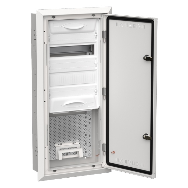 Щит мультимедийный комбинированный встраиваемый ИЭК TITAN 5 ЩРв-24 (1х48) 755х365х130мм IP30 белый