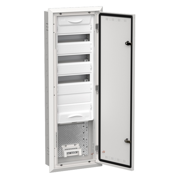 Щит мультимедийный комбинированный встраиваемый ИЭК TITAN 5 ЩРв-48 (1х72) 1005х365х130мм IP30 белый
