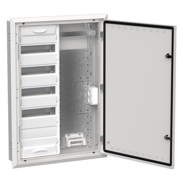 Щит мультимедийный комбинированный встраиваемый ИЭК TITAN 5 ЩРв-60 (2х60) 880х625х130мм IP30 белый