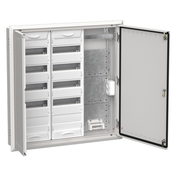 Щит мультимедийный комбинированный встраиваемый ИЭК TITAN 5 ЩРв-120 (3х60) 880х885х130мм IP30 белый