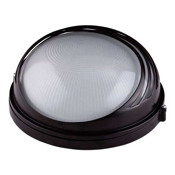 Светильник TDM НПБ1107 черный/круг ресничка 100Вт IP54