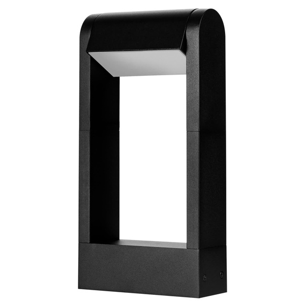 Светильник садово-парковый TDM LED Аура 6W 3000K алюминий/черный IP65 H300 мм