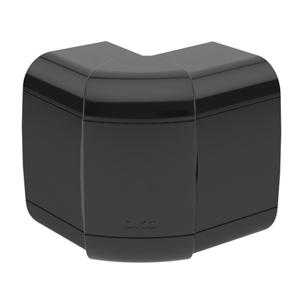 Угол внешний DKC In-liner Front для кабель-канала 90х50 изменяемый 80-120° черный