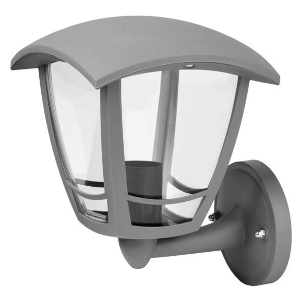 Светильник садово-парковый TDM Сити НБУ 07-60-001 У1 4-х гранник настенный вверх серый