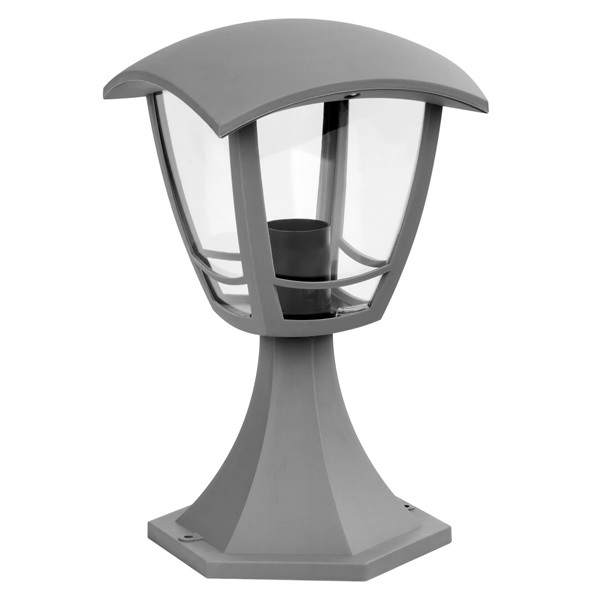 Светильник садово-парковый TDM Сити НТУ 07-60-001 У1 4-х гранник напольный серый