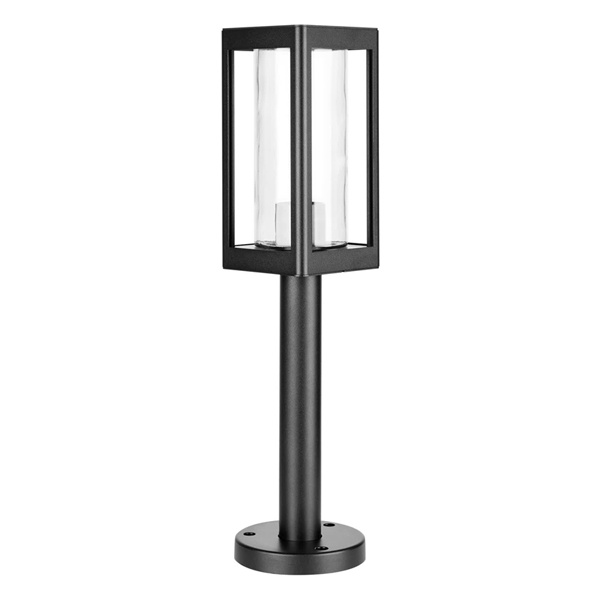 Светильник садово-парковый TDM Женева 1х60W E27 столб H500mm алюминиевый прозрачное/черный