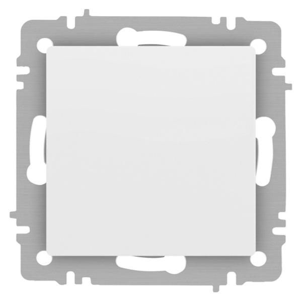 Выключатель одноклавишный Intro Accent 10А-250В IP20 белый матовый 6-101-01М