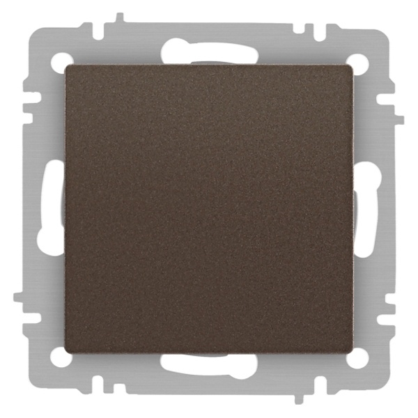 Переключатель одноклавишный Intro Accent 10А-250В IP20 бронза 6-103-08