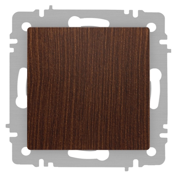 Кнопка Intro Accent 10А 250В IP20 венге 6-109-10