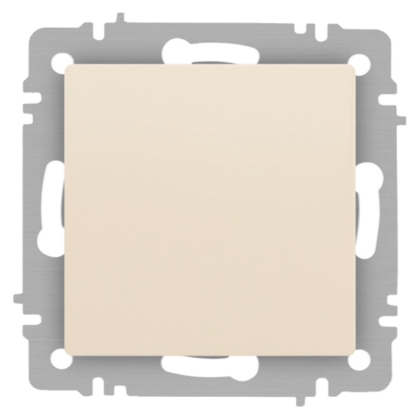 Переключатель одноклавишный Intro Accent 10А-250В IP20 слоновая кость 6-103-02 (бежевый)