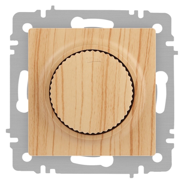 Светорегулятор Intro 600Вт поворотный 230В IP20 сосна 6-401-11