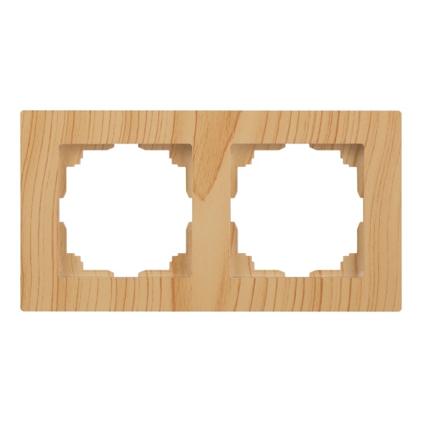 Рамка на 2 поста Intro Accent сосна 6-502-11