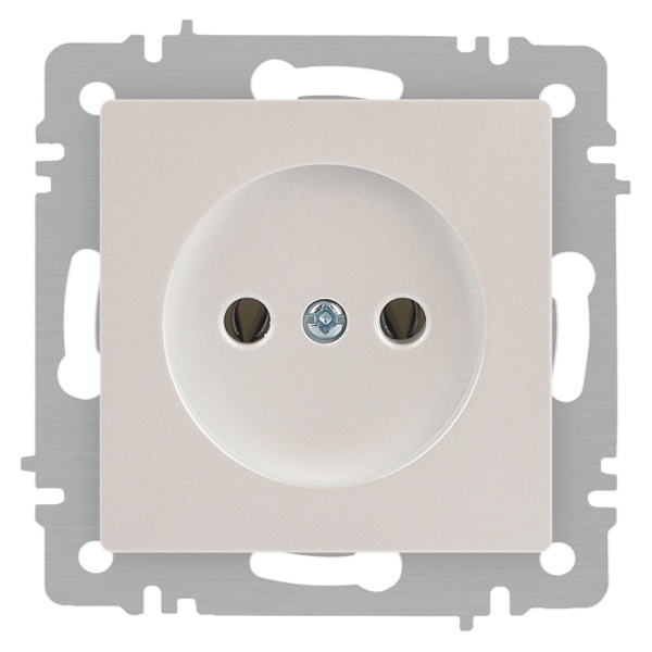 Розетка Intro Accent 2Р 16А-250В IP20 перламутр 6-201-06