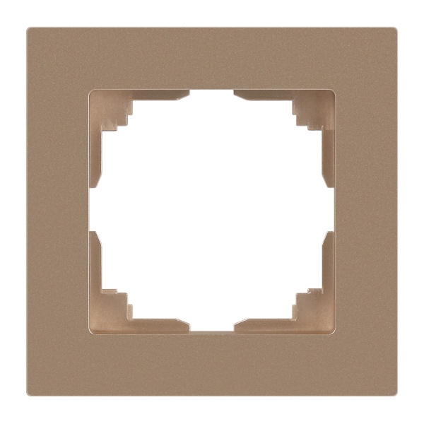 Рамка на 1 пост Intro Accent шампань 6-501-04