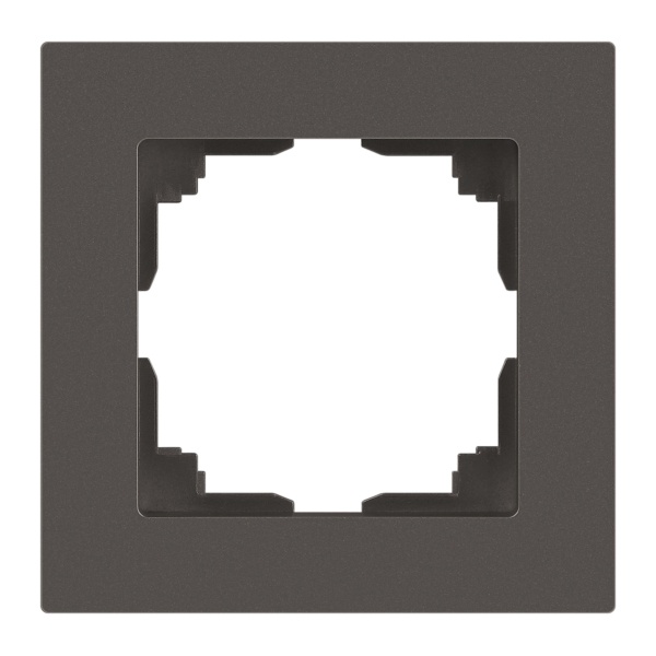 Рамка на 1 пост Intro Accent титан 6-501-09