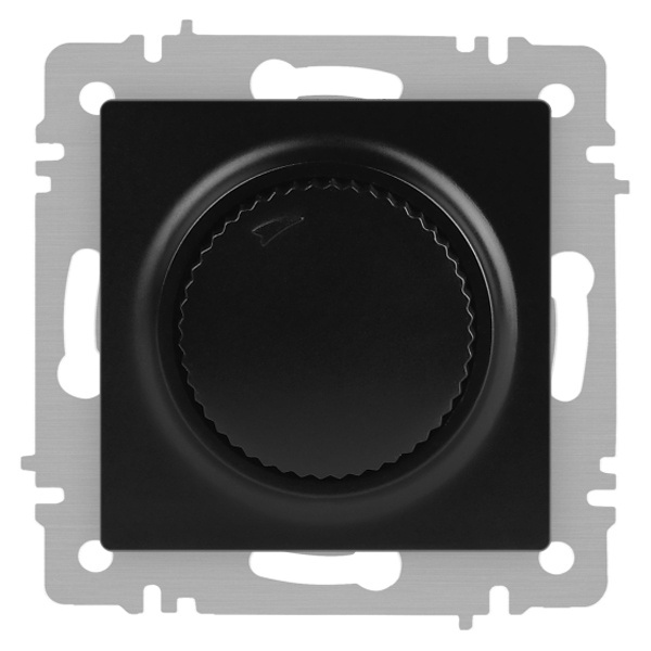 Светорегулятор Intro 600Вт поворотный 230В IP20 антрацит 6-401-05