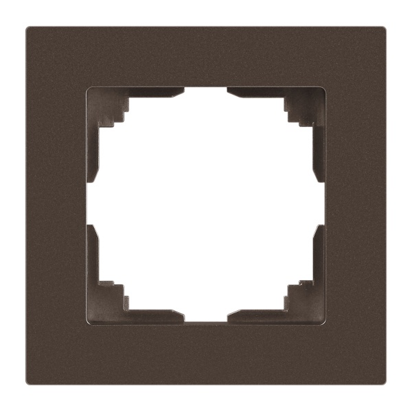 Рамка на 1 пост Intro Accent бронза 6-501-08