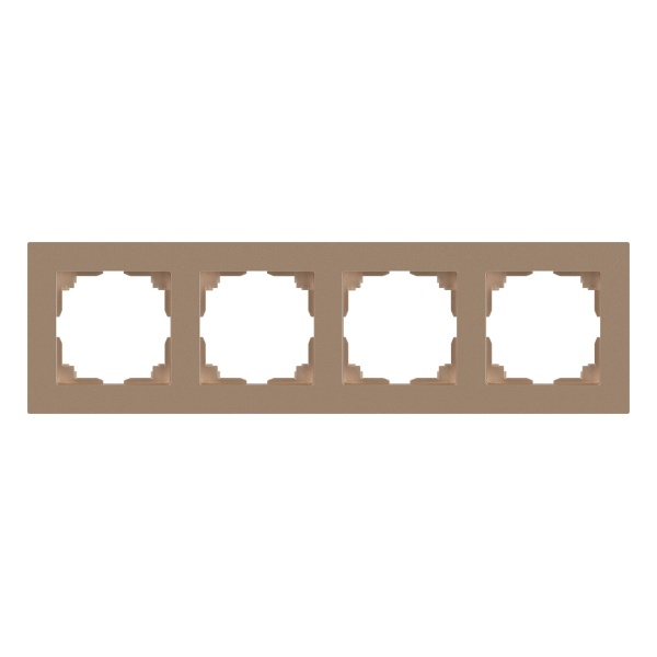 Рамка на 4 поста Intro Accent шампань 6-504-04